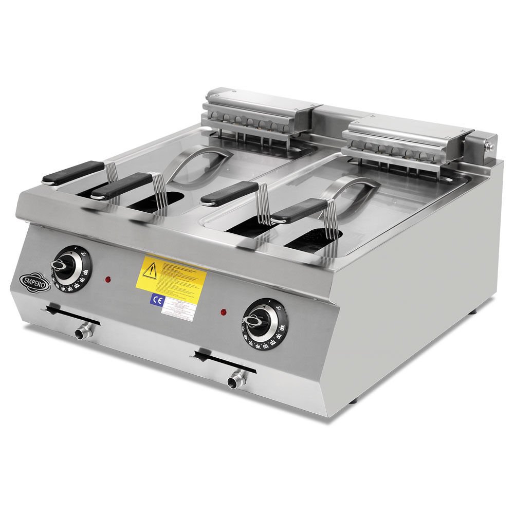 Fritöz Elektrikli 14+14 Lt 380V 80X70X30 - 700 Plus EMP.PLS.7FE020