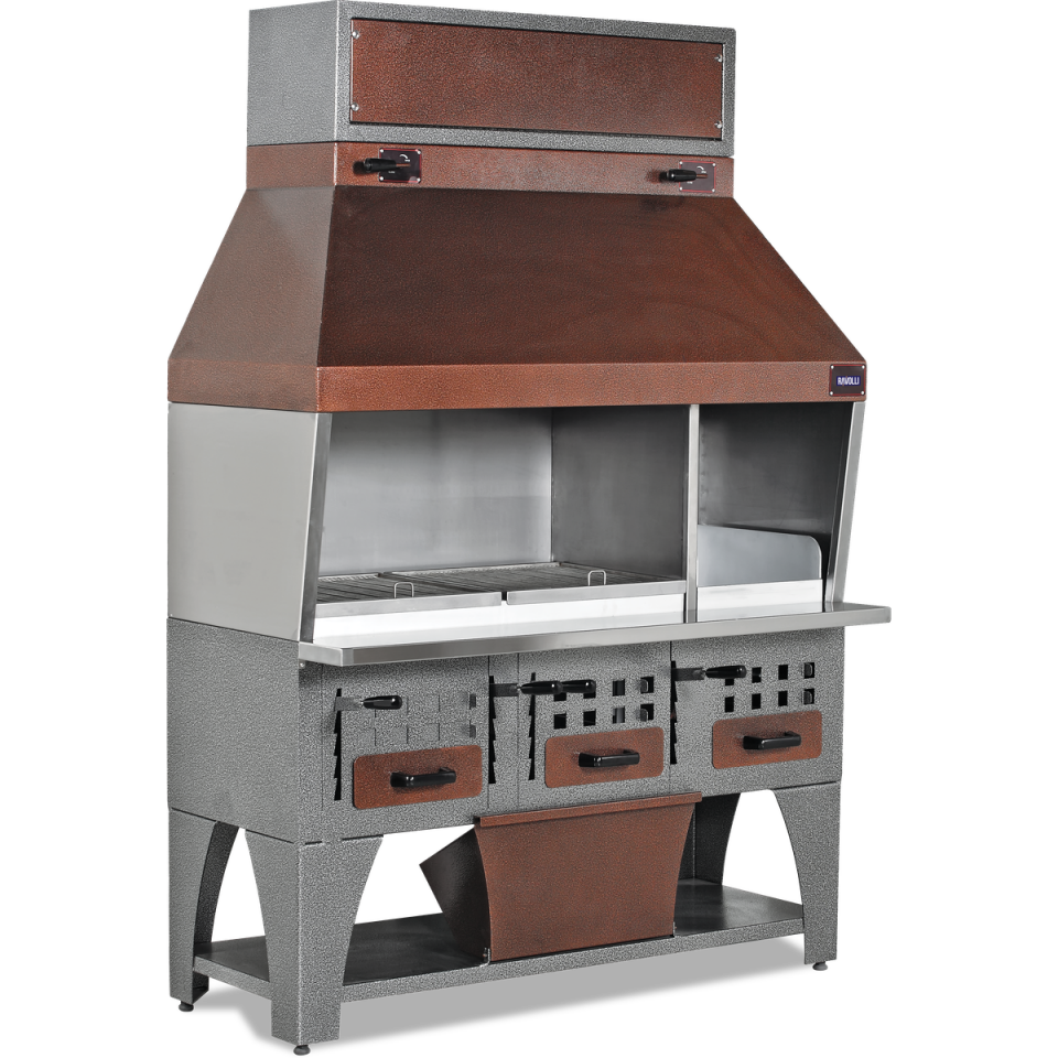 Duvar Tip Izgara Elektrostatik Boyalı 160X75X215 - RVL.PRG.01