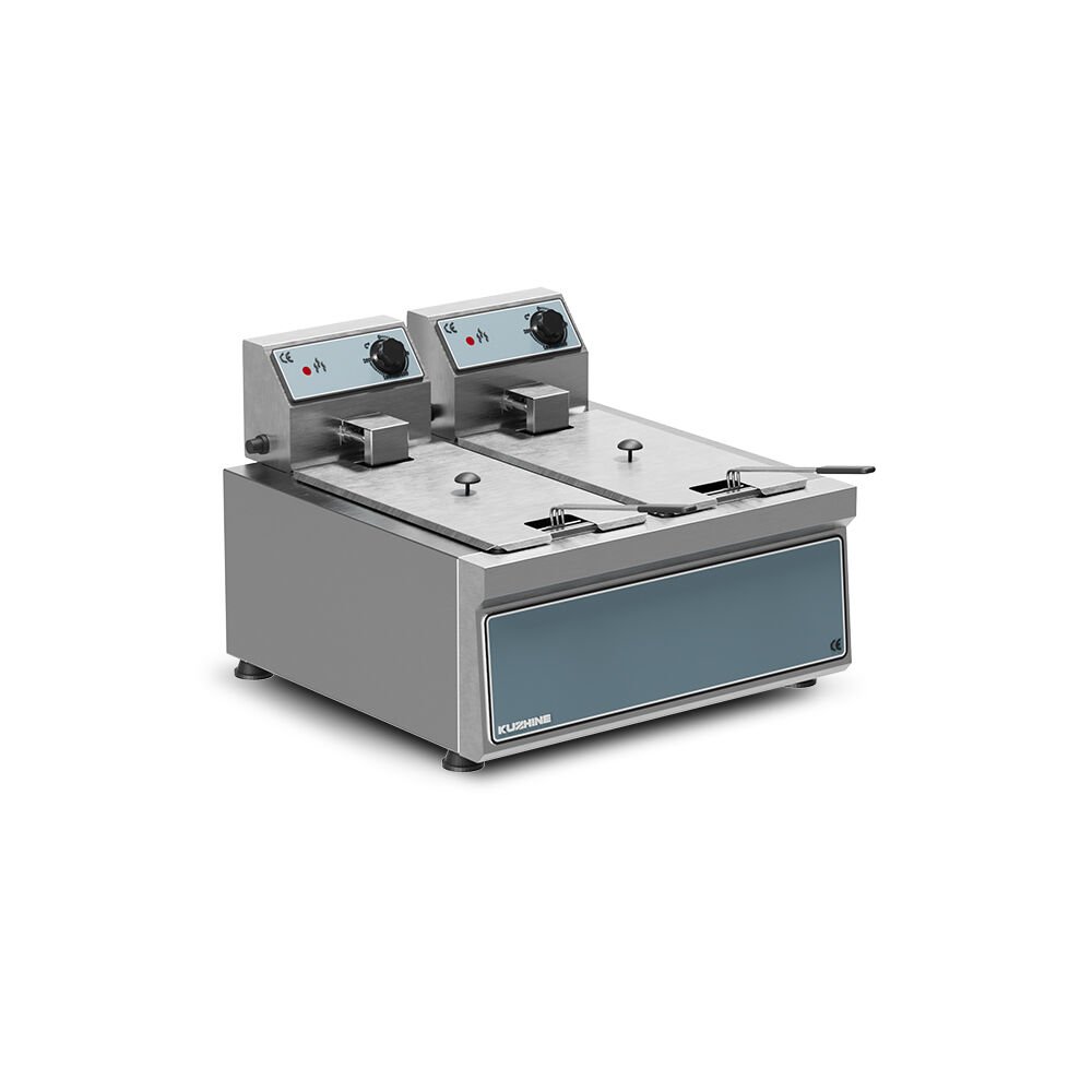 FRİTÖZ ÇİFTLİ ELEKTRİKLİ 3+3 LT - KZ.FEH.33