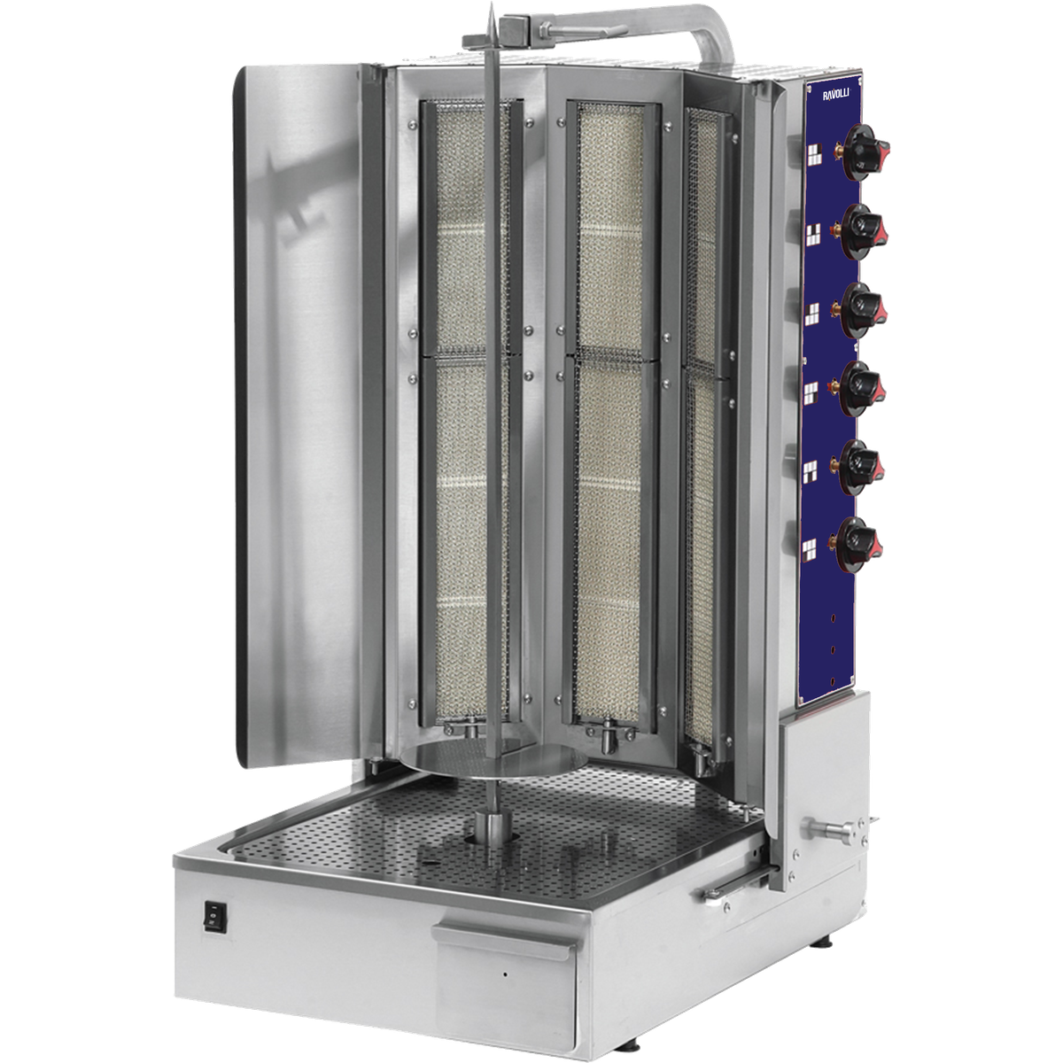 Döner Ocağı Gazlı Alttan Motorlu 6 Radyanlı - RVL.DN.150-3R