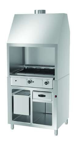 Duvar Tip Kömürlü Izgara 120 Cm - EMP.OCK.020-W