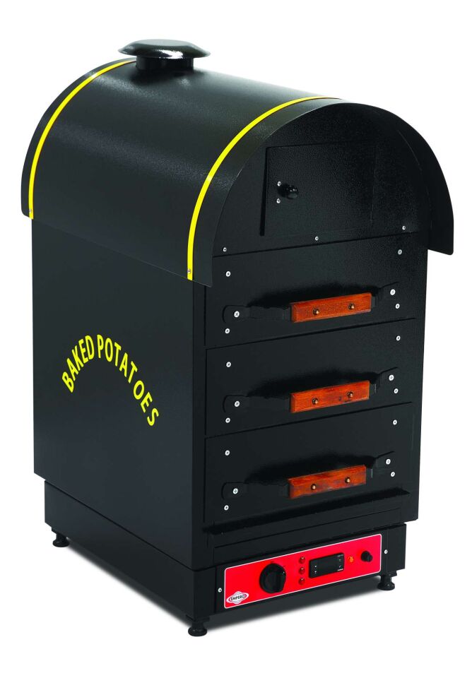 Kumpir Fırını Elektrikli 3 Çekmeceli - EMP.KFE.030