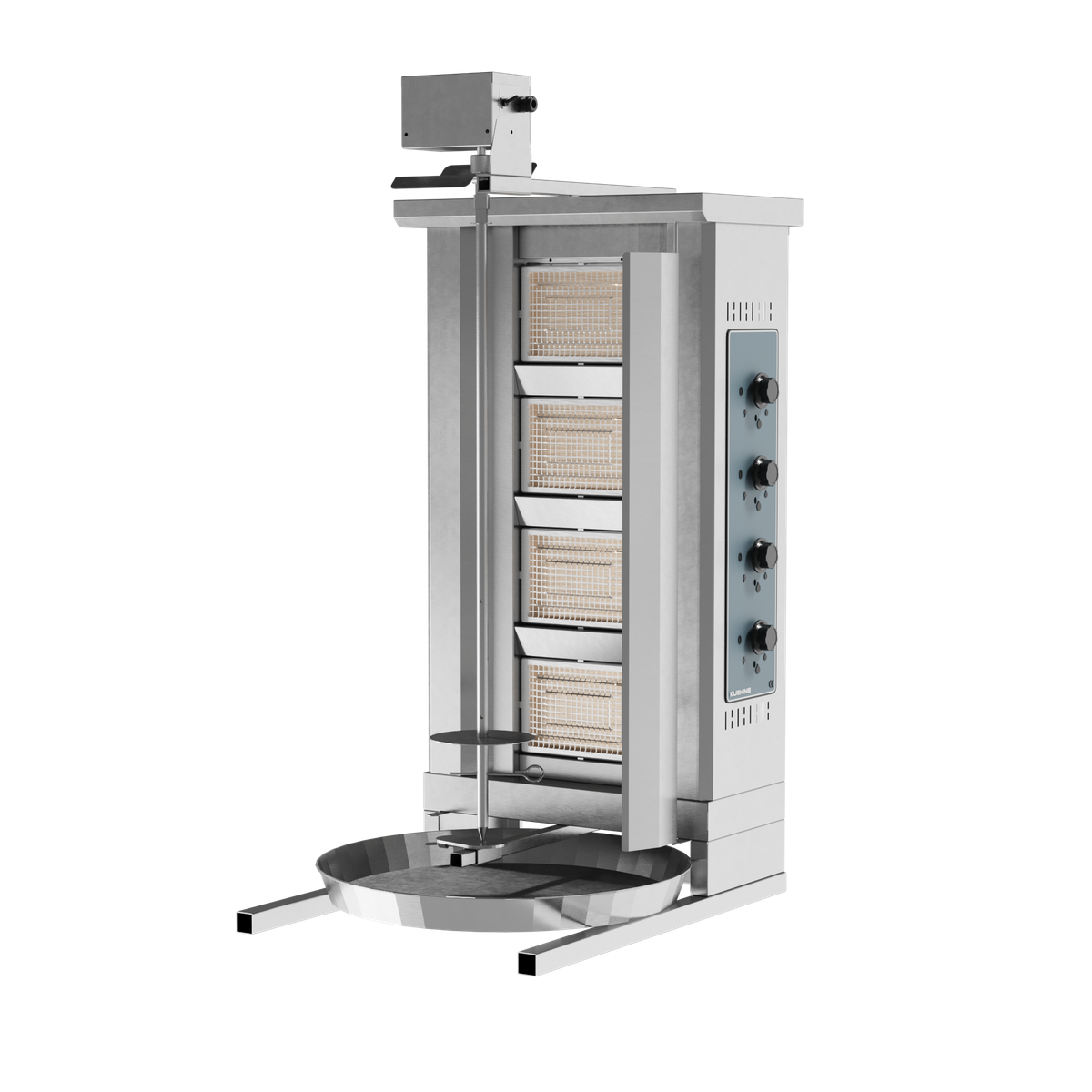 Döner Ocağı Gazlı Üstten Motorlu 4 Radyanlı - KZ.DGU.04