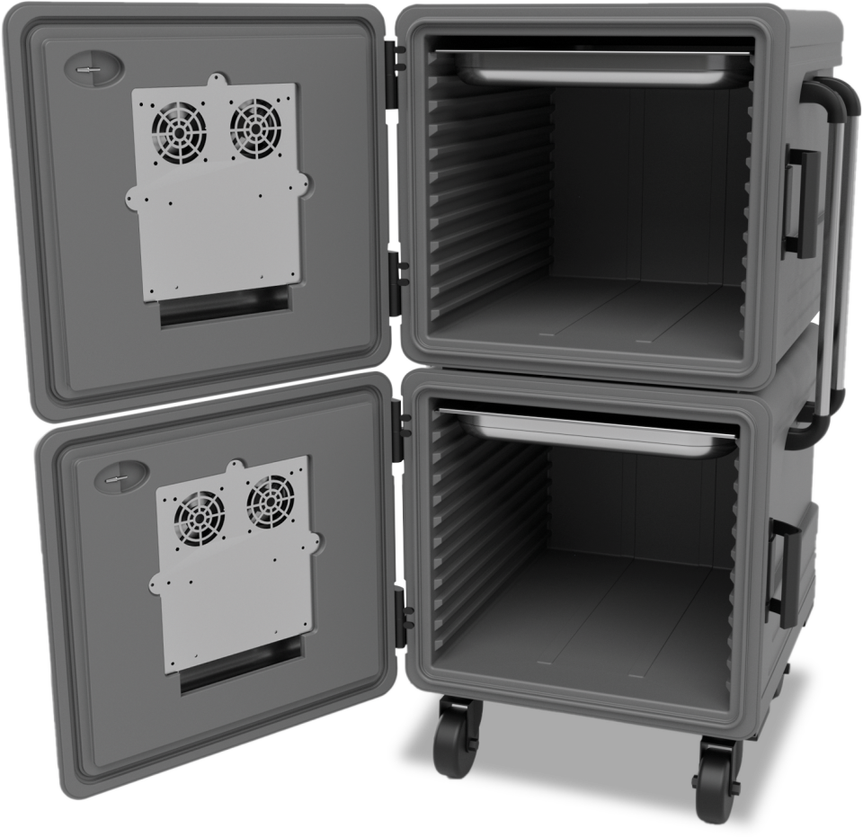 Thermobox 800+800 Gn 2/1 Isıtmalı - EMP.BOX-800+800-I