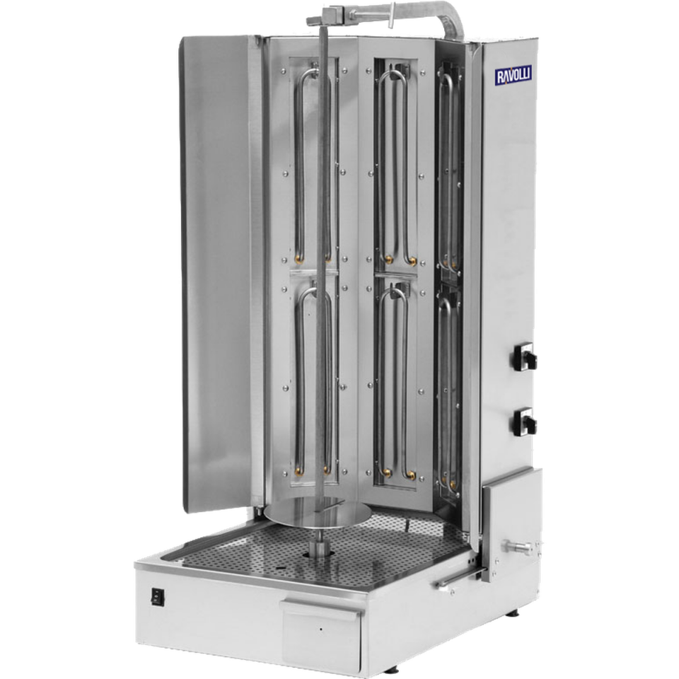 Döner Ocağı Elektrikli Alttan Motorlu 6 Radyanlı - RVL.DN.171-3R