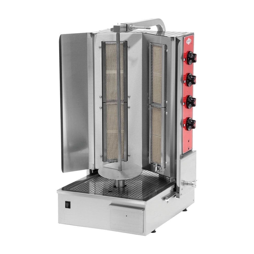 Döner Ocağı Gazlı Alttan Motorlu 4 Radyanlı - EMP.DN.151-2R