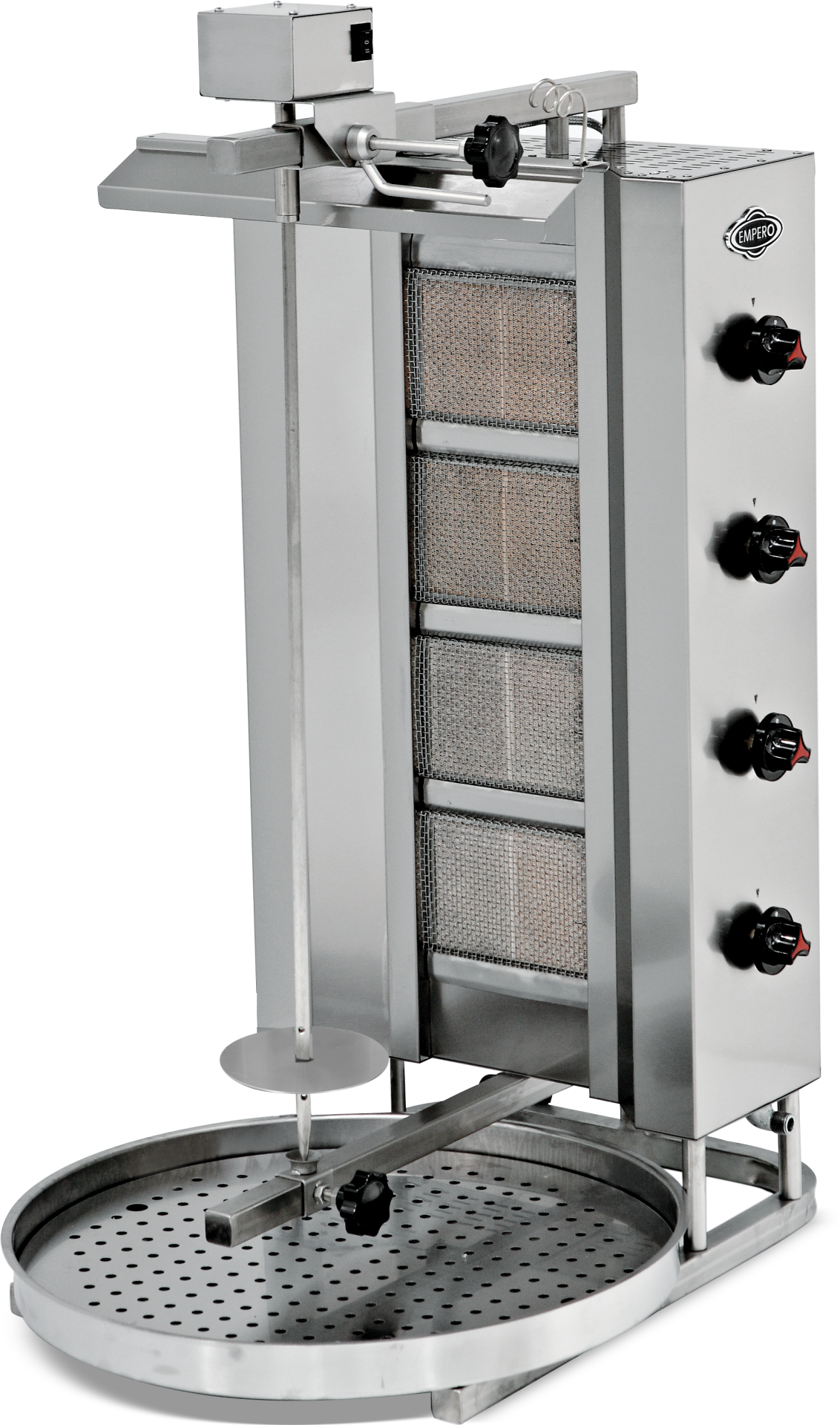 Döner Ocağı Gazlı Üstten Motorlu 4 Radyanlı - EMP.DN.221