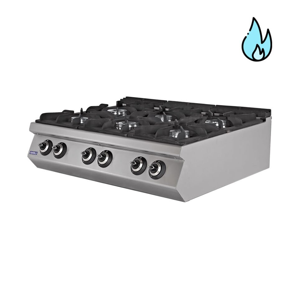 Ocak Gazlı 6'Lı 120X90X30  900 Plus - RVL.PLS.9KG030