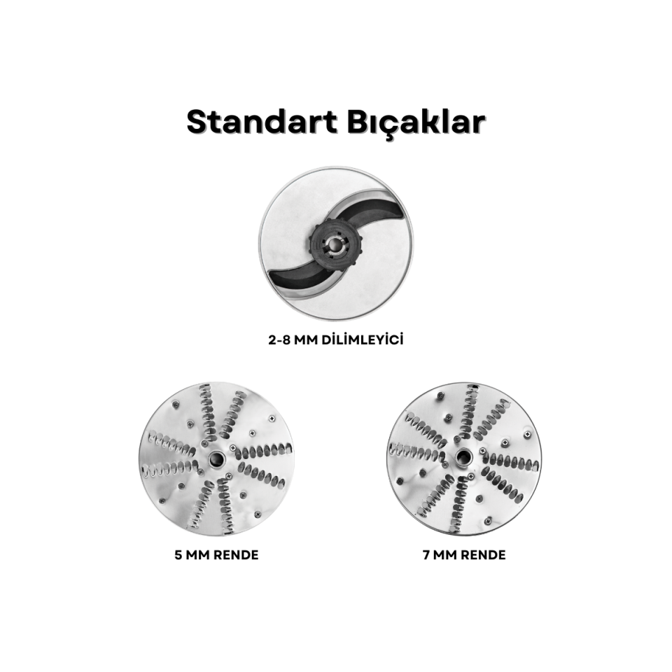 Sebze Doğrama Makinesi Alt Standlı  - RVL.400