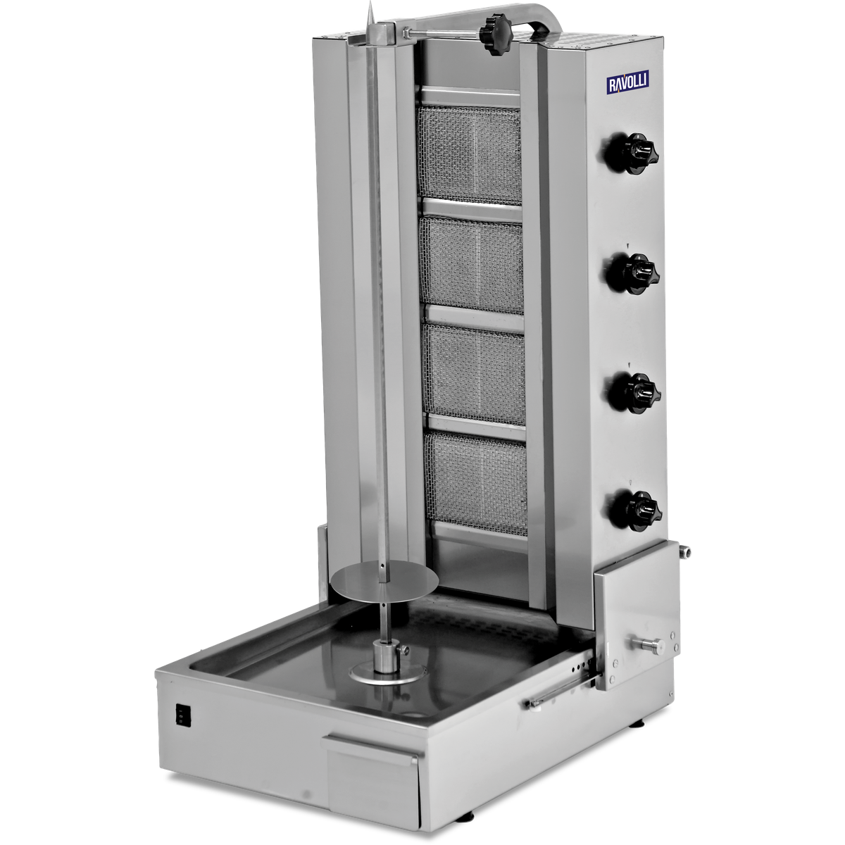 Döner Ocağı Gazlı Alttan Motorlu 4 Radyanlı - RVL.DN.151