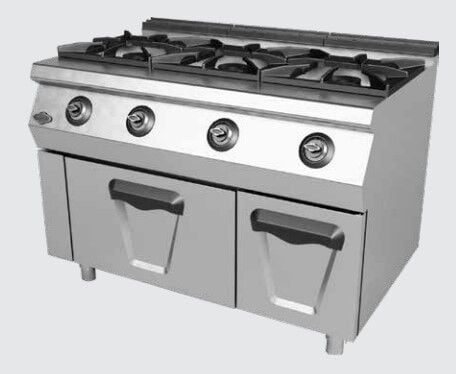 Ocak Gazlı Kuzineli 3'Lü 120X70X85 - EMP.PLS.7KG031
