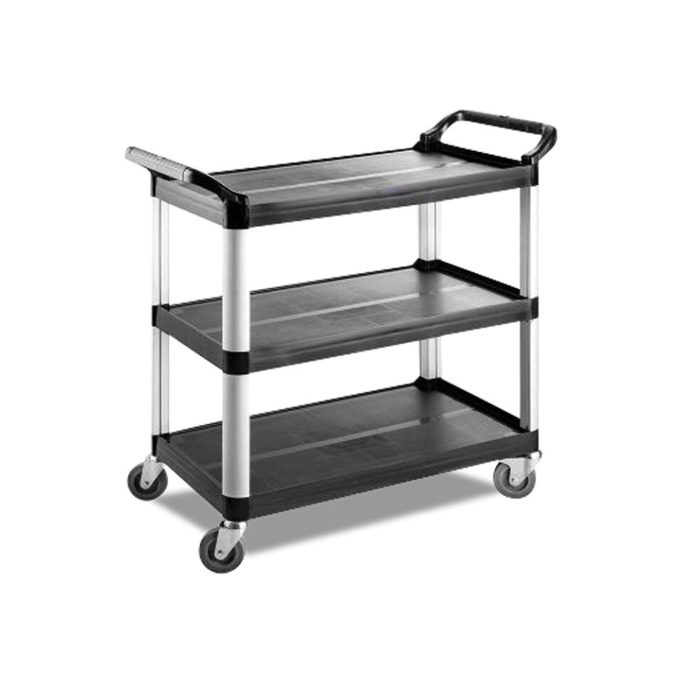 Plastik Servis Arabası 3 Katlı - EMP.PSV.03