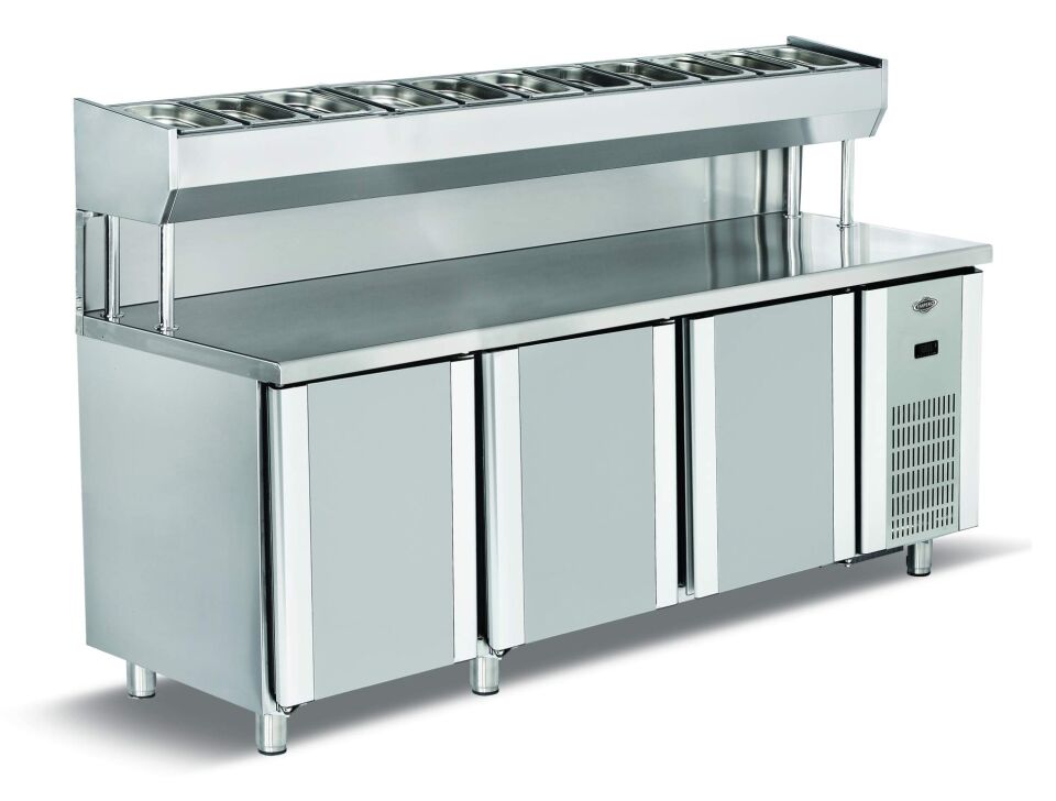 Pizza Ve Salata Hazırlık Buzdolabı 200X80X85/135 - EMP.200.80.01-PSY