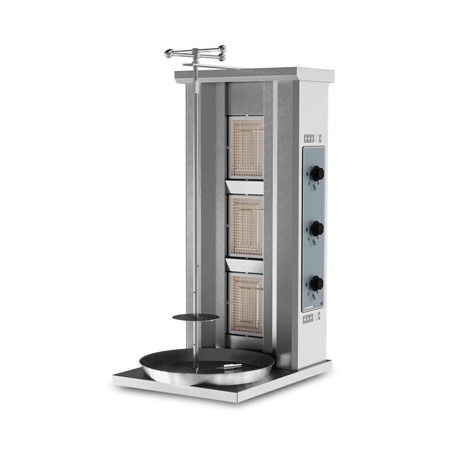 Döner Ocağı Gazlı Motorsuz 3 Radyanlı - KZ.DGN.03 LPG