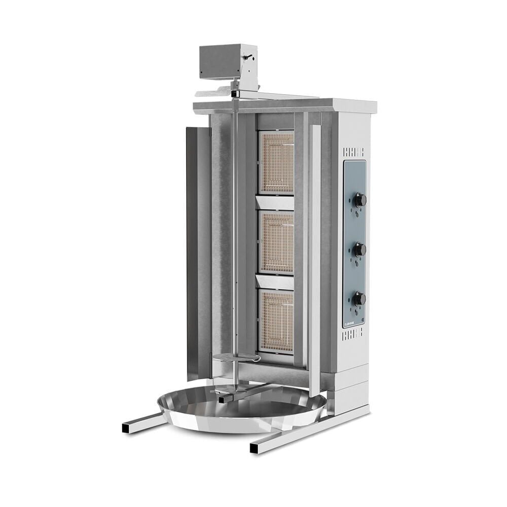 Döner Ocağı Gazlı Üstten Motorlu 3 Radyanlı - KZ.DGU.03