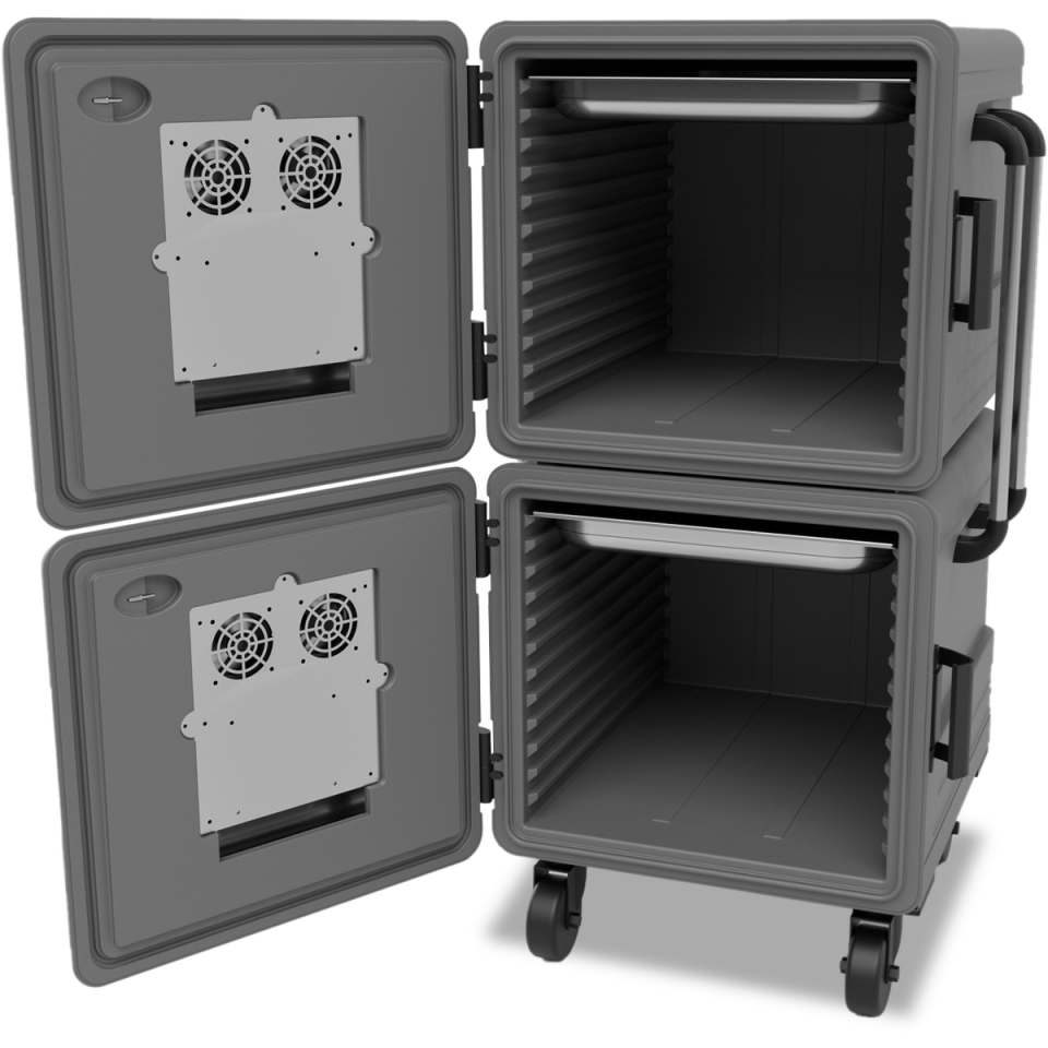 Thermobox 800+800 60X40 Tepsi Isıtmalı - RVL.BOX-800+800-I-T