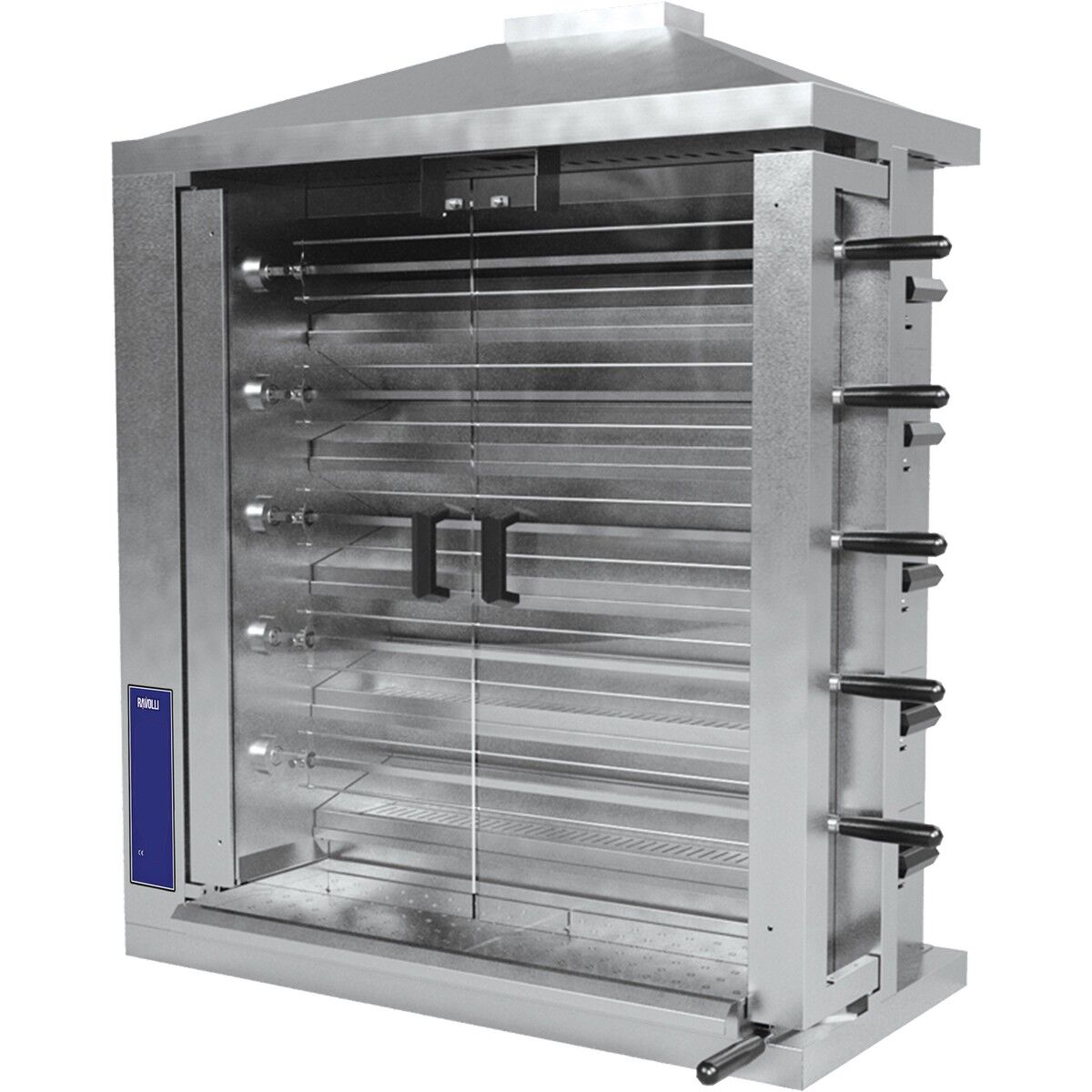 Piliç Kızartma Makinesi Kömürlü 48'Li - RVL.8EC