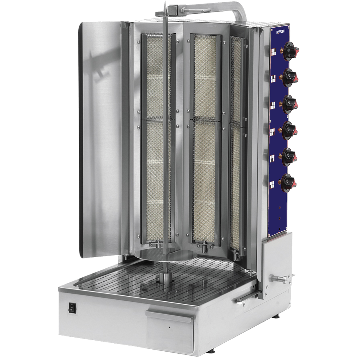 Döner Ocağı Gazlı Alttan Motorlu 6 Radyanlı - RVL.DN.150-3R