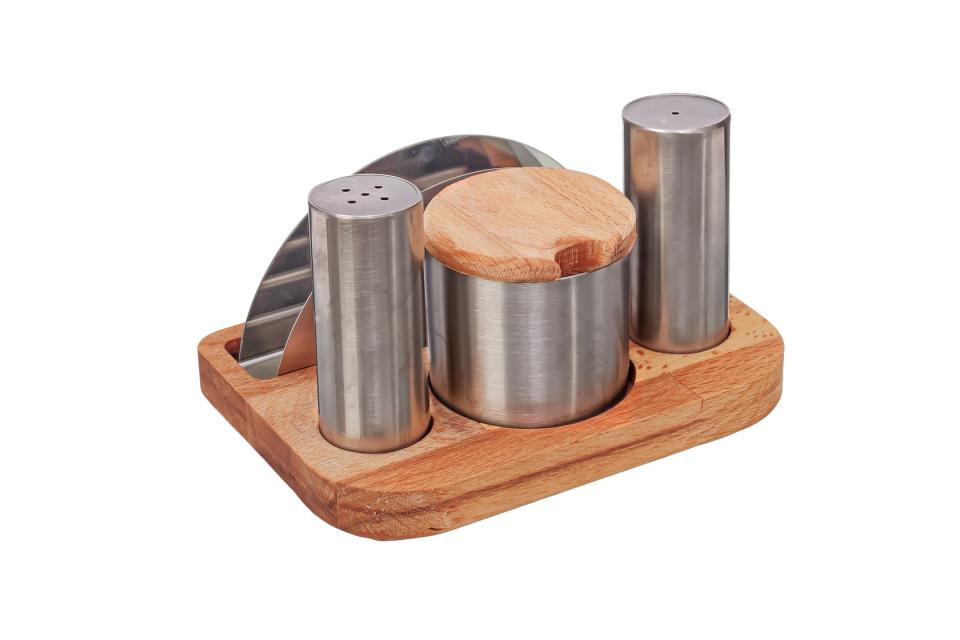 Tuzluk Takımı Baharatlıklı Ve Peçetelikli KBT-123