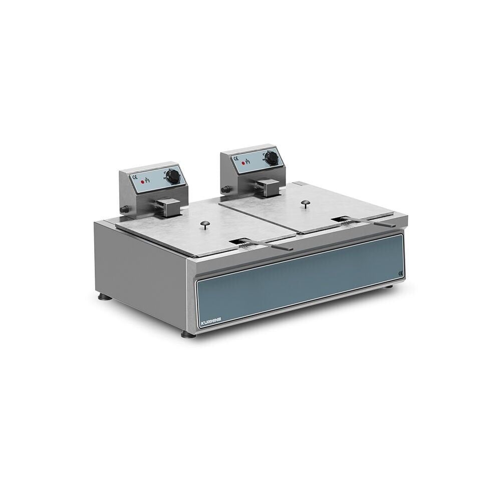 FRİTÖZ ÇİFTLİ ELEKTRİKLİ 8+8 LT - KZ.FEH.88