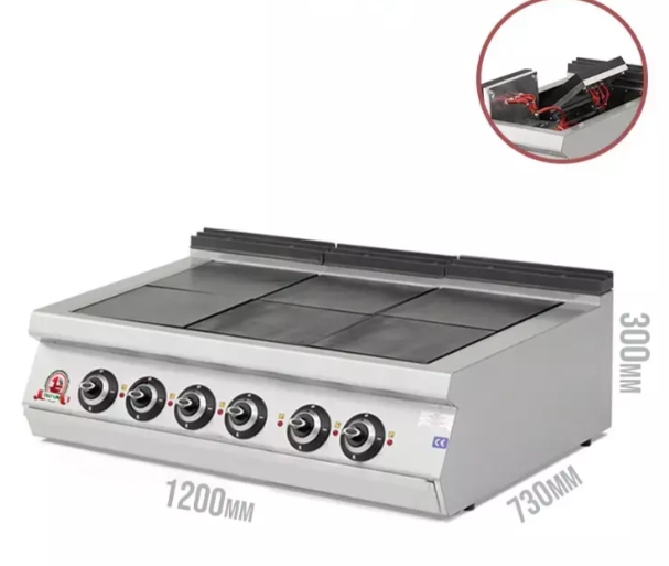Ocak Elektrikli 6'Lı 120X70X30 - 700 Plus EMP.PLS.7KE030-P