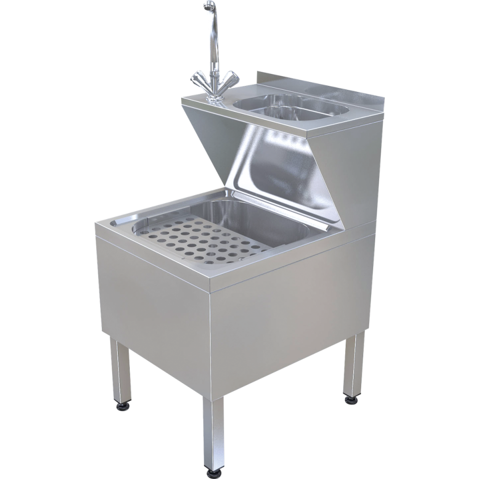 Paspas Yıkama Evyesi 50X70X90 - RVL.PE.5070