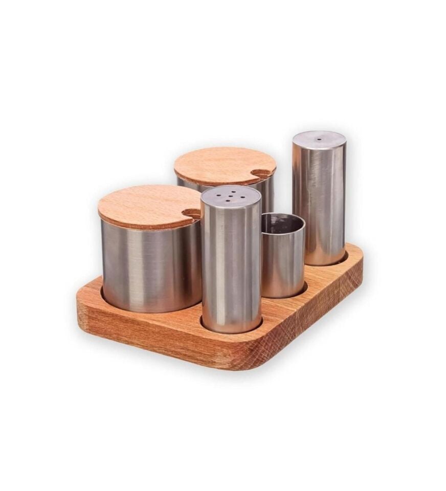 Tuzluk Takımı 5'li Baharatlıklı KBT-133