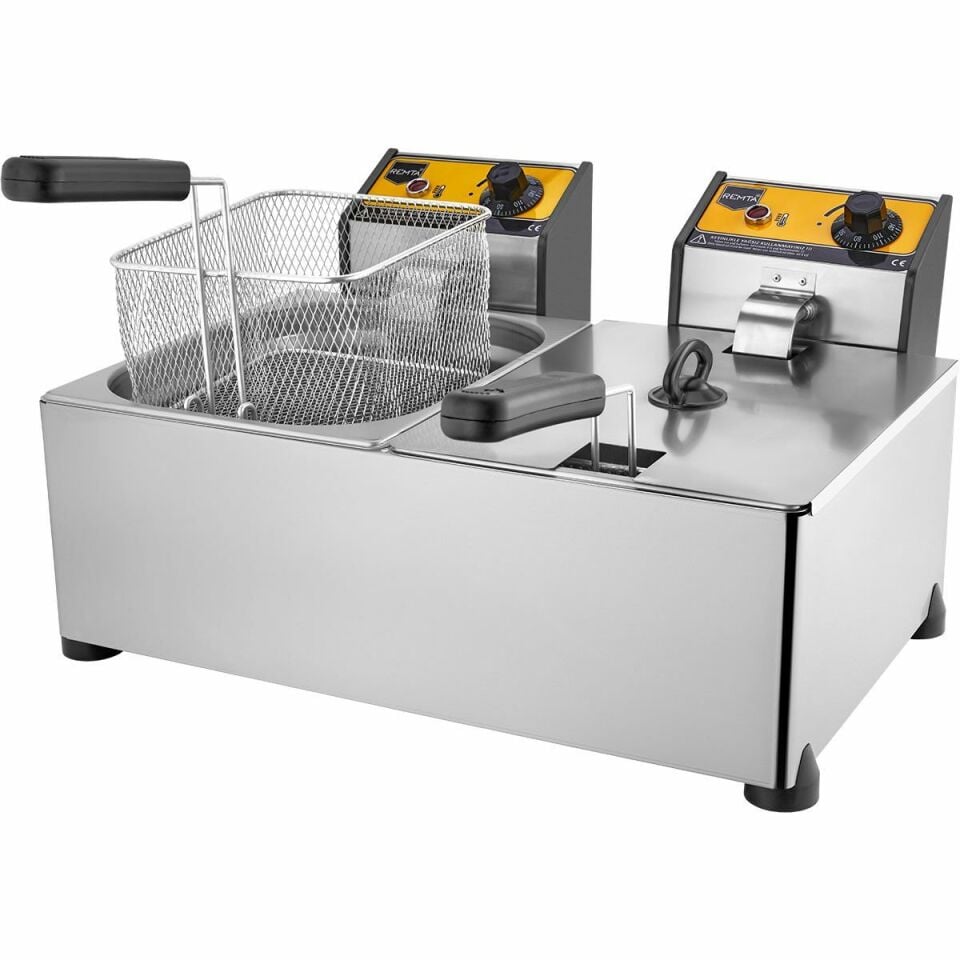 Fritöz Elektrikli 5+5 Lt