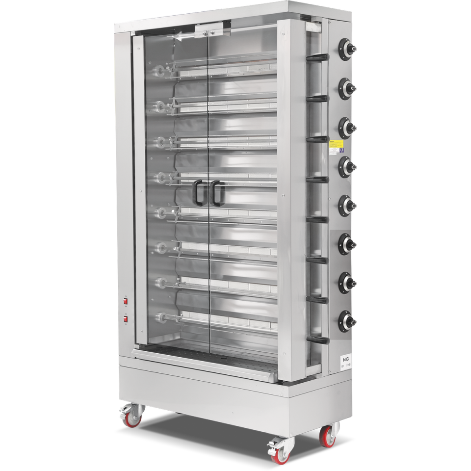 Piliç Kızartma Makinesi Gazlı 48'Li - RVL.8EG