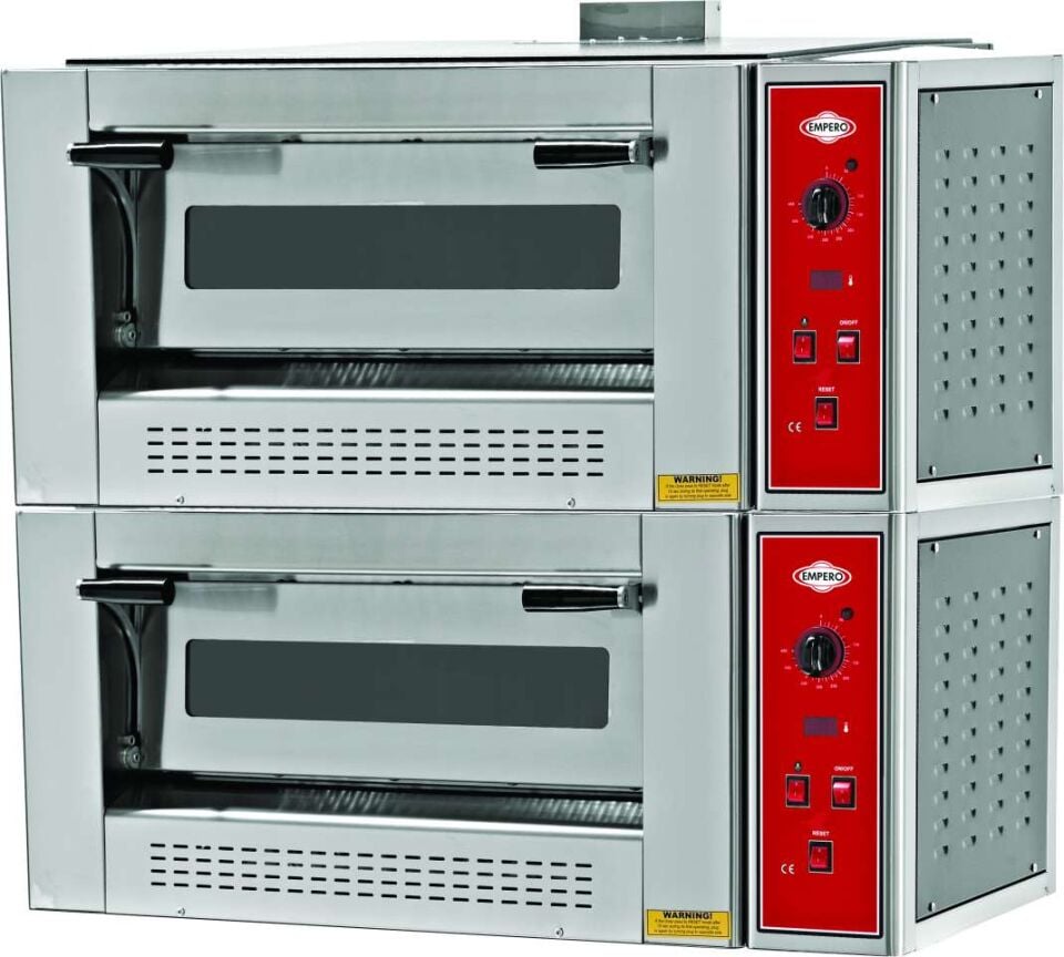 Pizza Fırını İki Katlı Gazlı - EMP.6+6G