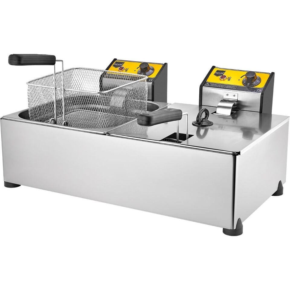 Fritöz Elektrikli 8+8 Lt