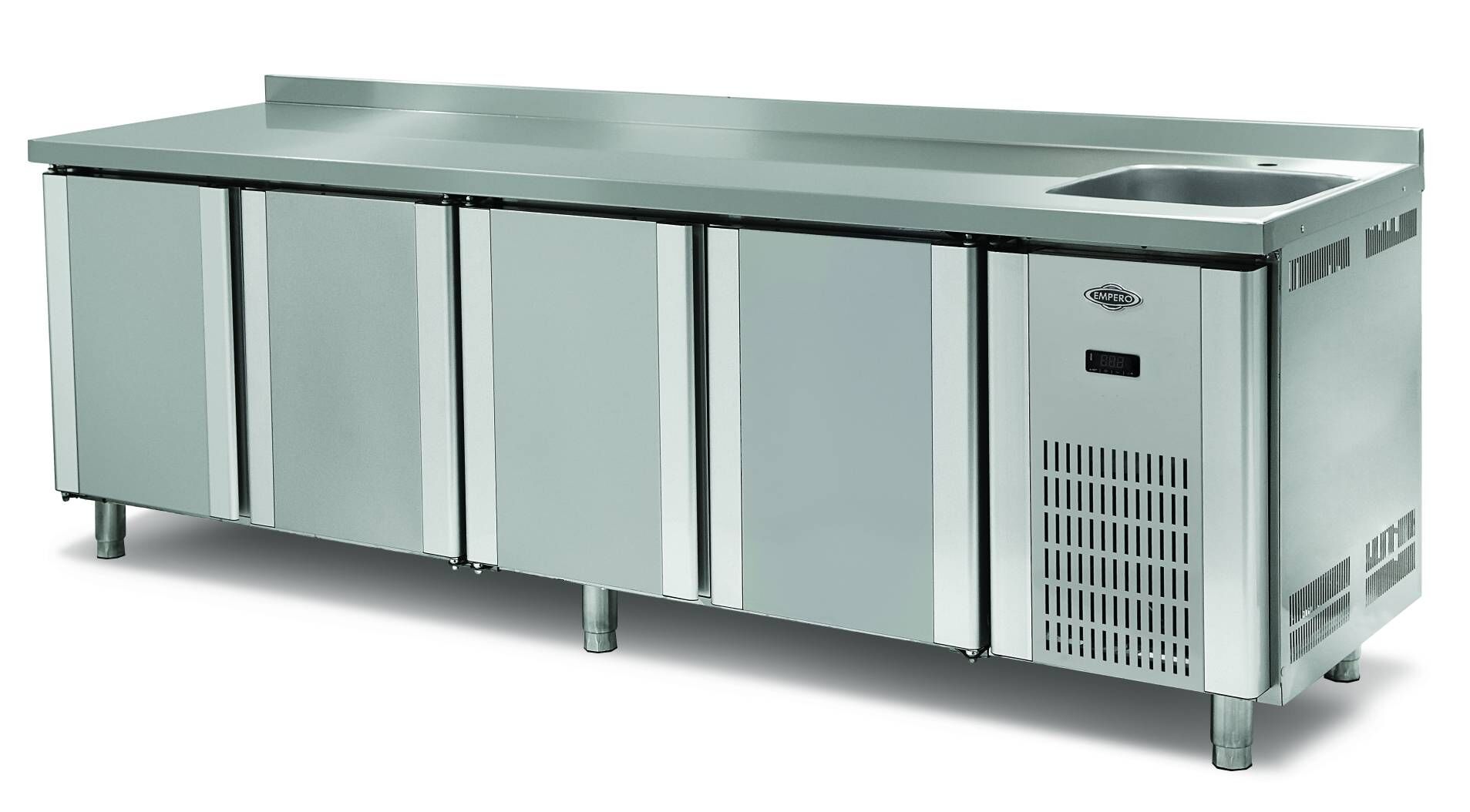 Tezgah Tip Buzdolabı Evyeli 4 Kapılı - EMP.255.70.01-EV