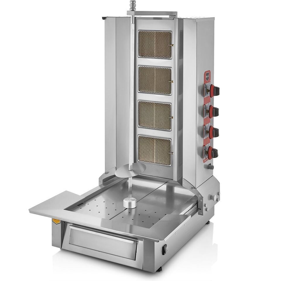 Döner Ocağı Doğalgaz Ce Alttan Motorlu 4'Lü