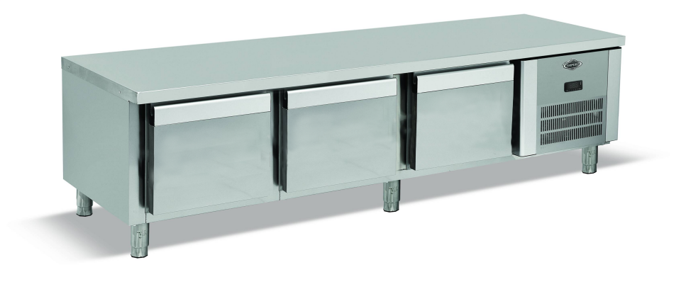 SET ALTI BUZDOLABI 3 DERİN ÇEKMECELİ 200X70X60 - EMP.200.70.01-S-T