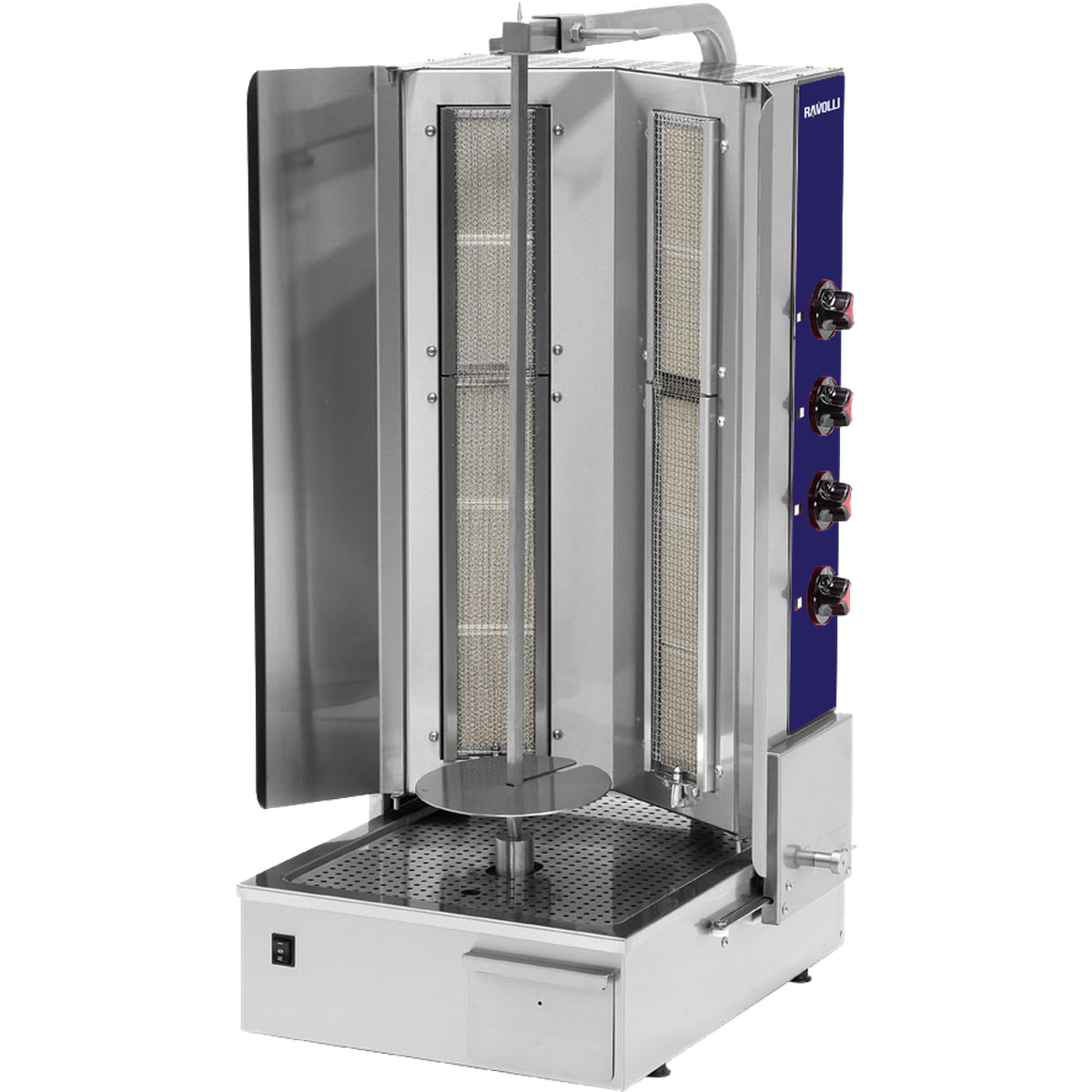 Döner Ocağı Gazlı Alttan Motorlu 4 Radyanlı - RVL.DN.152-2R LPG
