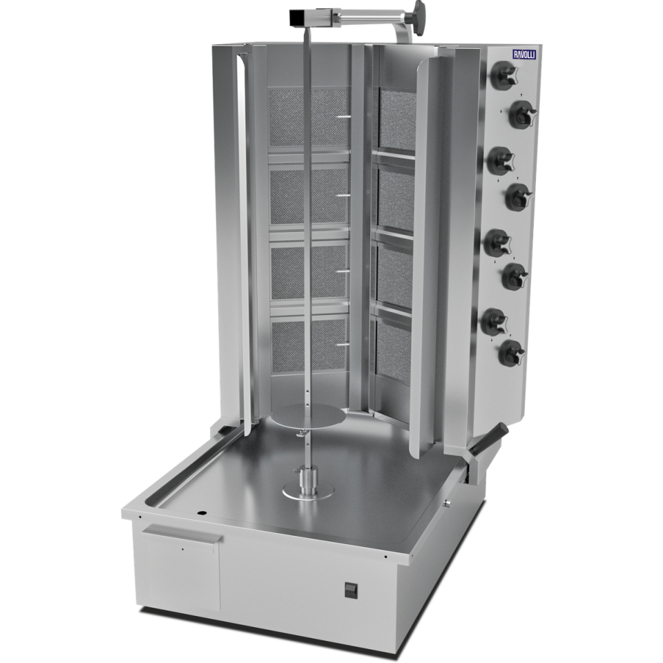 Döner Ocağı Gazlı Alttan Motorlu V Tip 10 Radyanlı  - RVL.DN.152