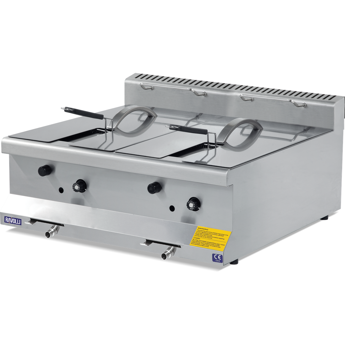 Fritöz Gazlı 60X60X30 - RVL.6FG020