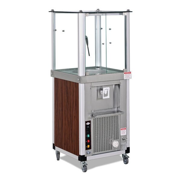 Köpüklü Ayran Makinesi Ahşap Kaplamalı - EMP.AYR.40