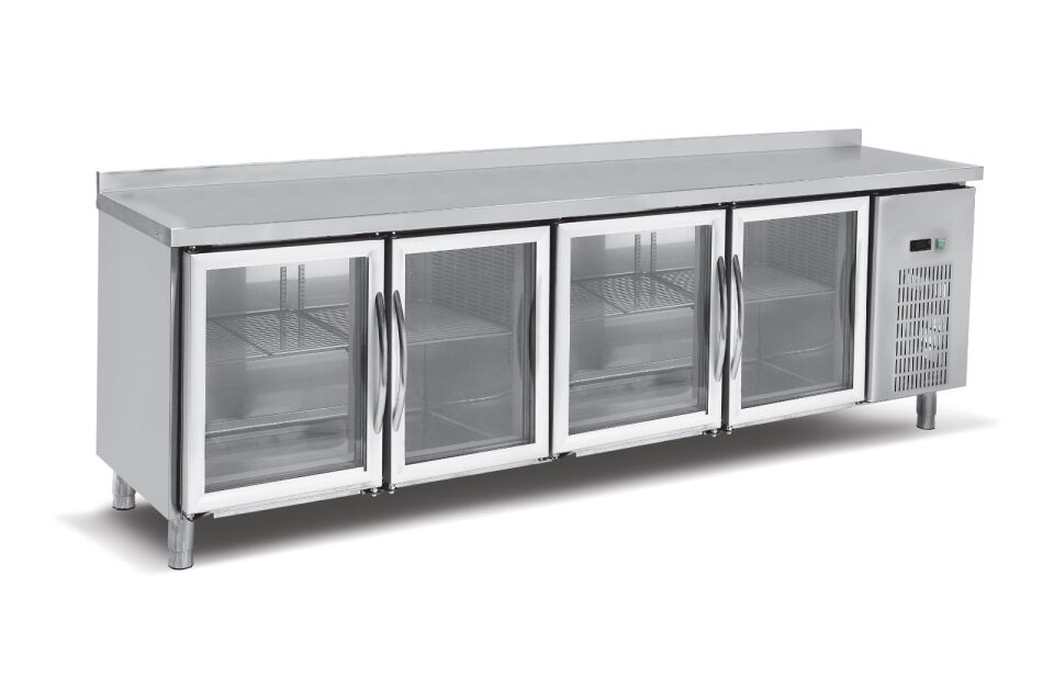 Tezgah Tip Buzdolabı Camlı 4 Kapılı - EMP.255.70.03-CLS