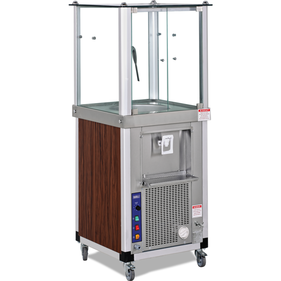 KÖPÜKLÜ AYRAN MAKİNESİ AHŞAP KAPLAMALI - RVL.AYR.40