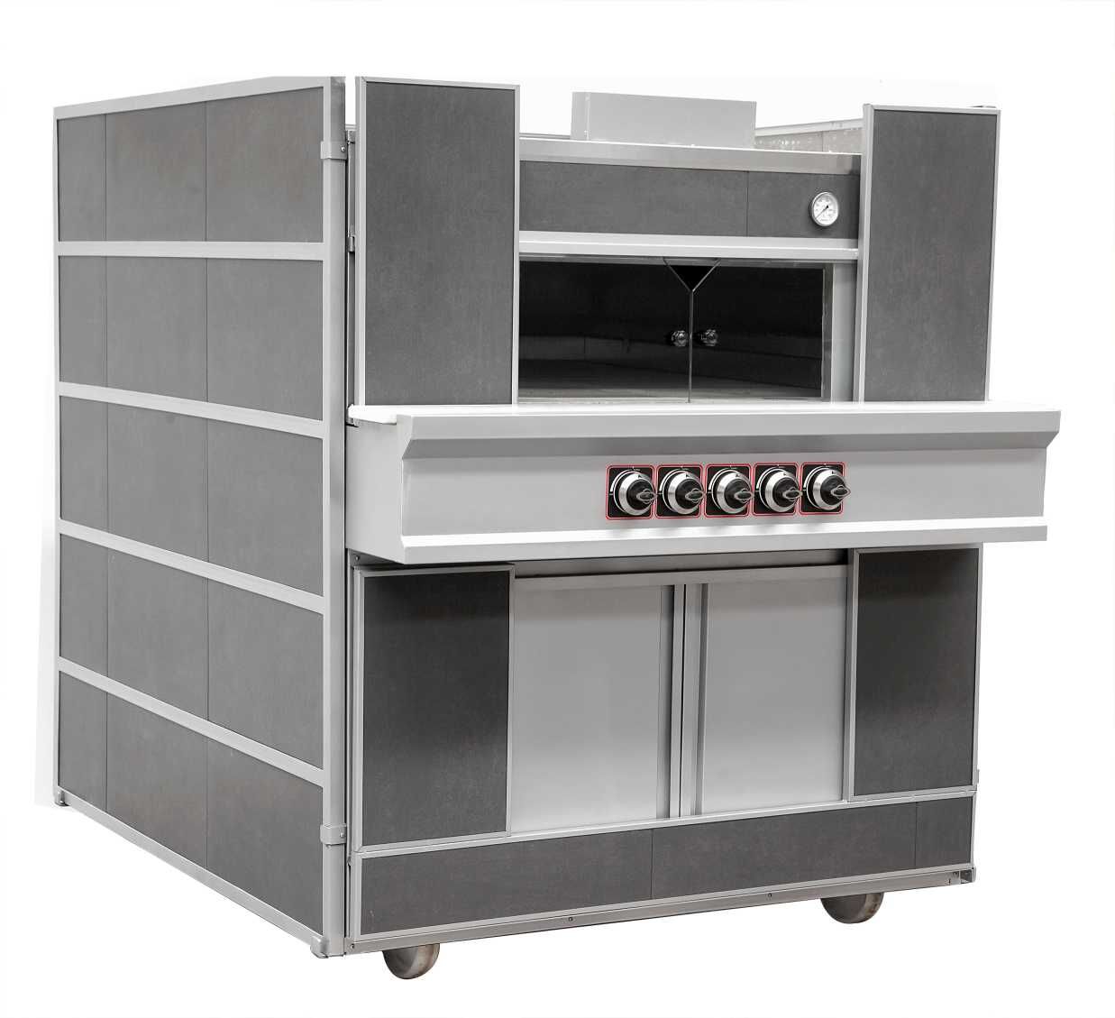 Pide Lahmacun Fırını Gazlı 160X180X172/202 - PLF.D5