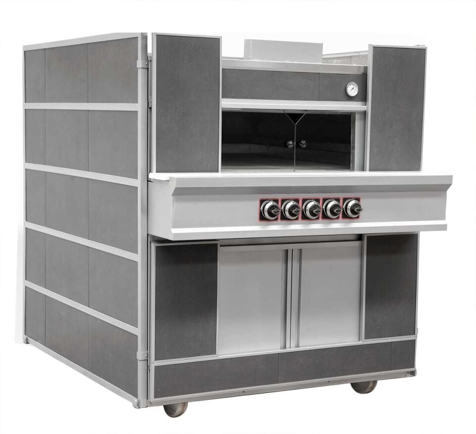 Pide Lahmacun Fırını Gazlı 160X180X172/202 - PLF.D5