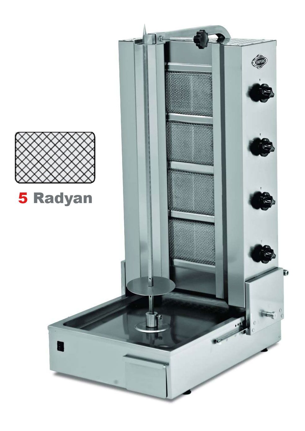 Döner Ocağı Gazlı Alttan Motorlu 5'Li - EMP.DN.152