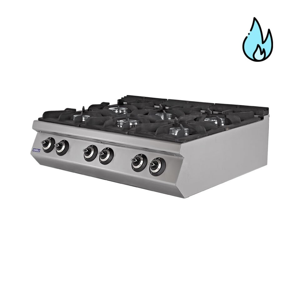 Ocak Gazlı 6'Lü 120X70X30 - 700 Plus RVL.PLS.7KG030