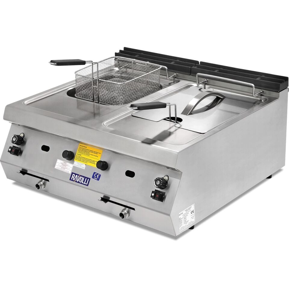 Fritöz Gazlı 80X70X30 - 700 Plus RVL.PLS.7FG020-S