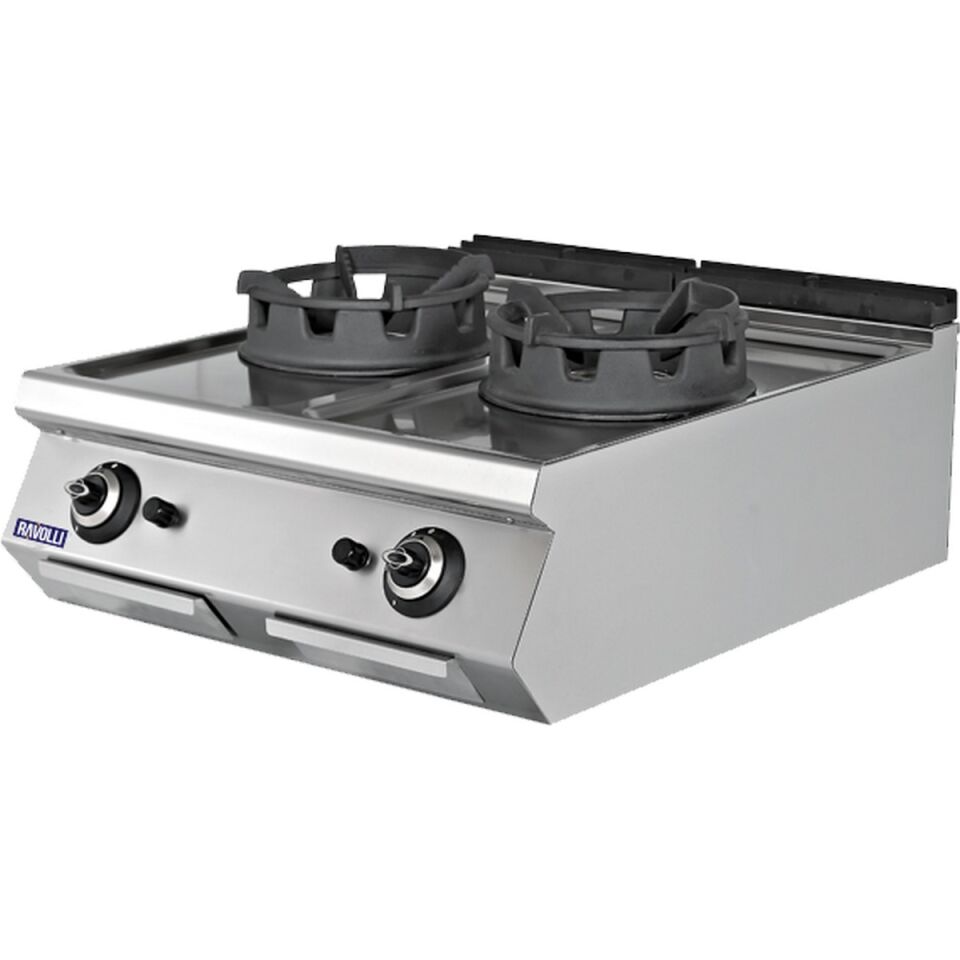 Wok Ocağı 2'Li 80X90X30 900 Plus - RVL.PLS.9WK020