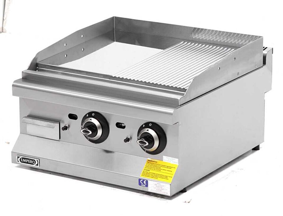 Izgara Krom Gazlı Düz+Oluklu 60X60X30 - EMP.6IG022-K