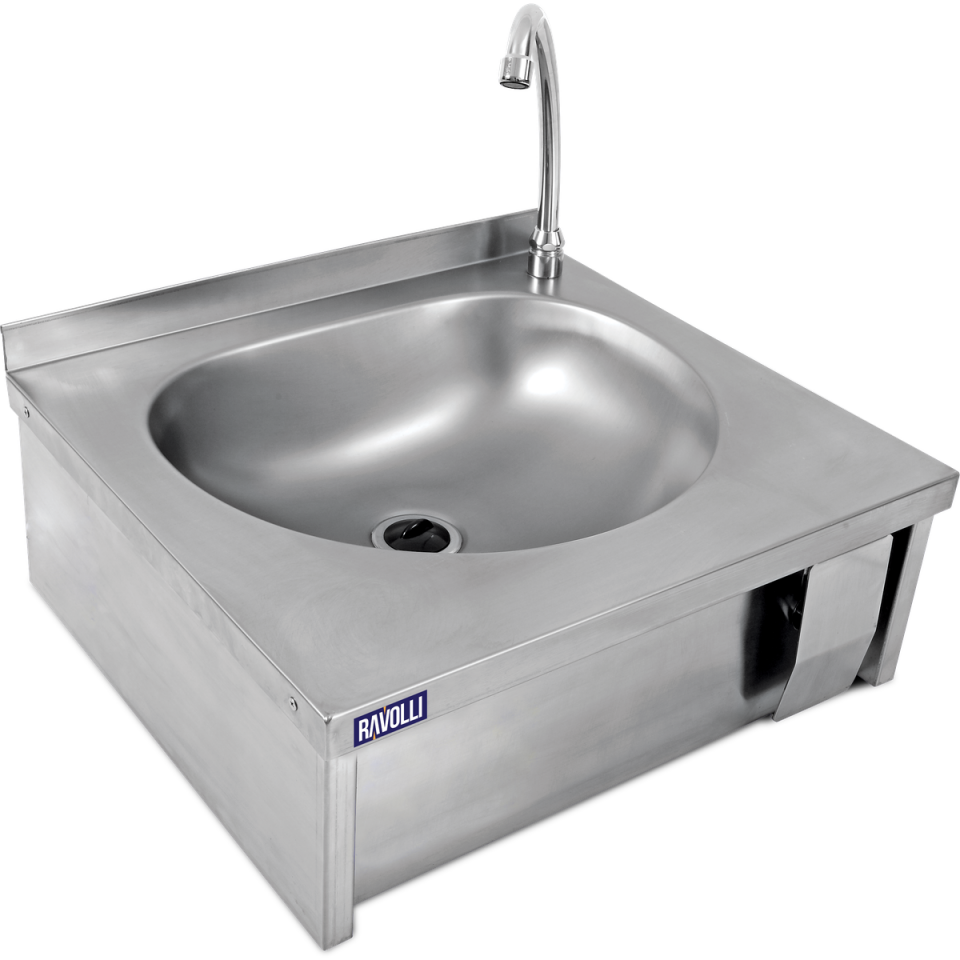 DİZDEN KUMANDALI EL YIKAMA EVYESİ 40X40X22 - RVL.DKE.002