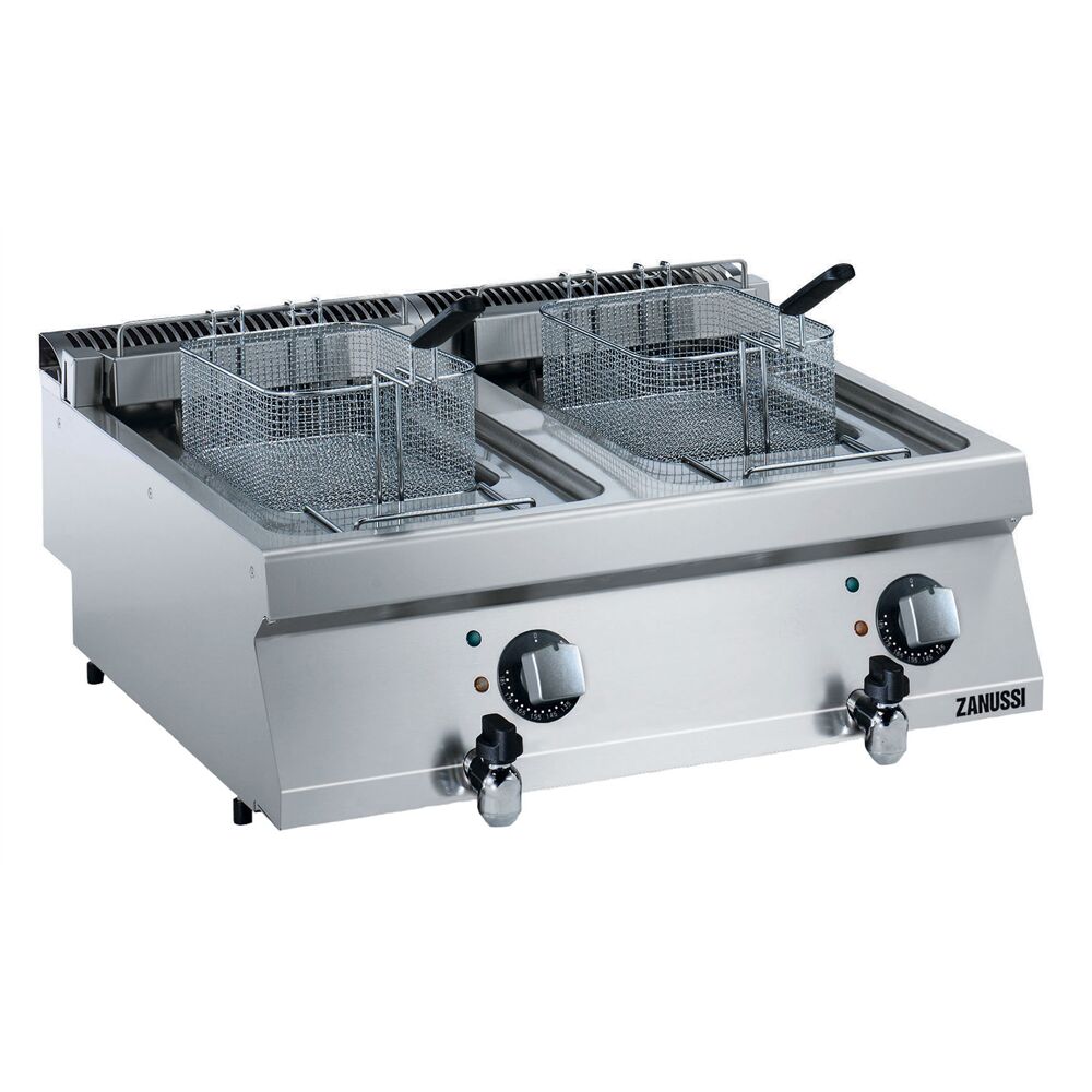 372080 SET ÜSTÜ ELEKTRİKLİ FRİTÖZ 12+12 LT