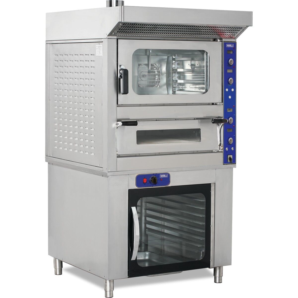 Kombi Fırın Büyük Model Elektrikli 4 / 40X60 - RVL.PFE.4+5.Y-B